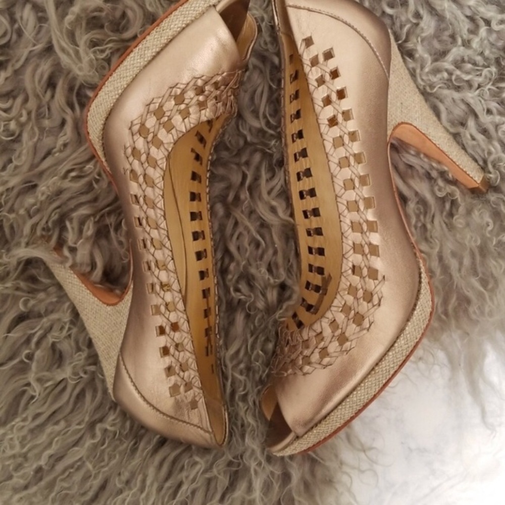 Cole Haan Peep Toe Heels